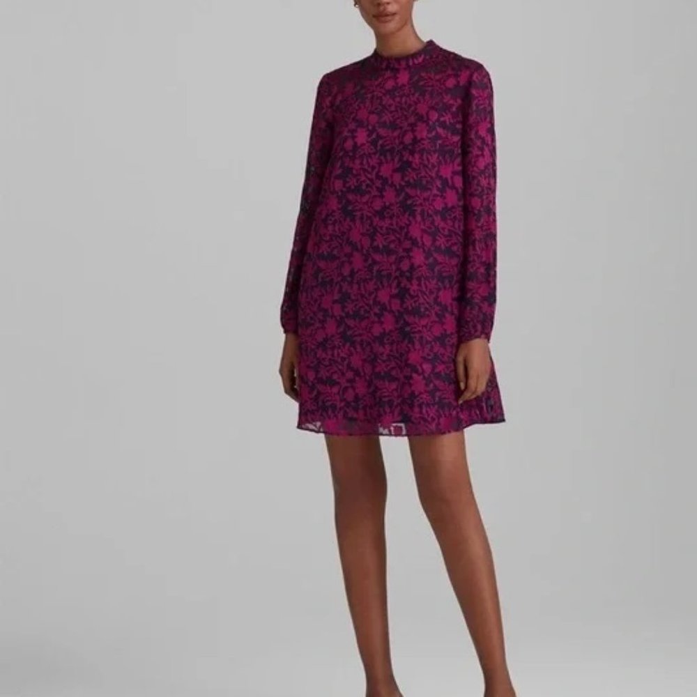 NWT Club Monaco Burnout Swing Dress